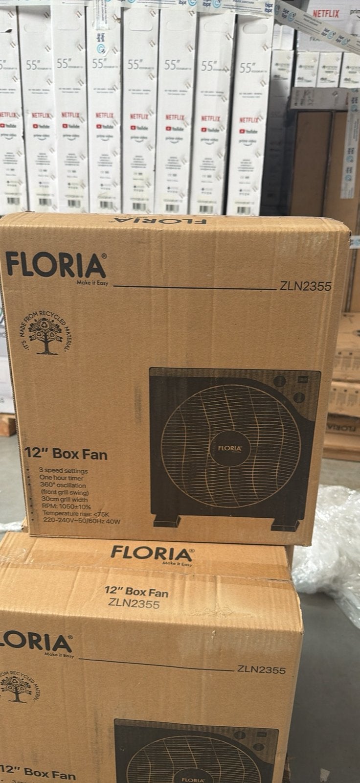 Ventilator 12 box fan, Computers en Software, Computerbehuizingen, Ophalen, Nieuw
