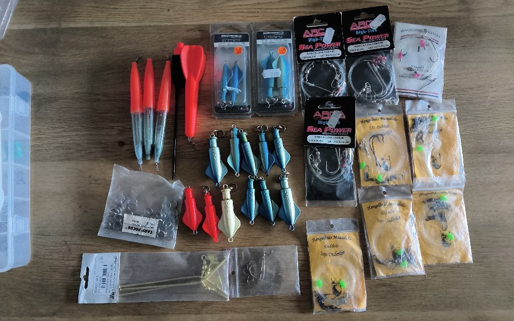 Zee vissen.10€, Sports nautiques & Bateaux, Enlèvement ou Envoi, Comme neuf, Flotteur ou Plomb