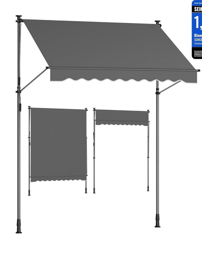 Balkonluifel zonnescherm, Tuin en Terras, Zonneschermen, 150 tot 300 cm, Ophalen, Zo goed als nieuw, Minder dan 250 cm