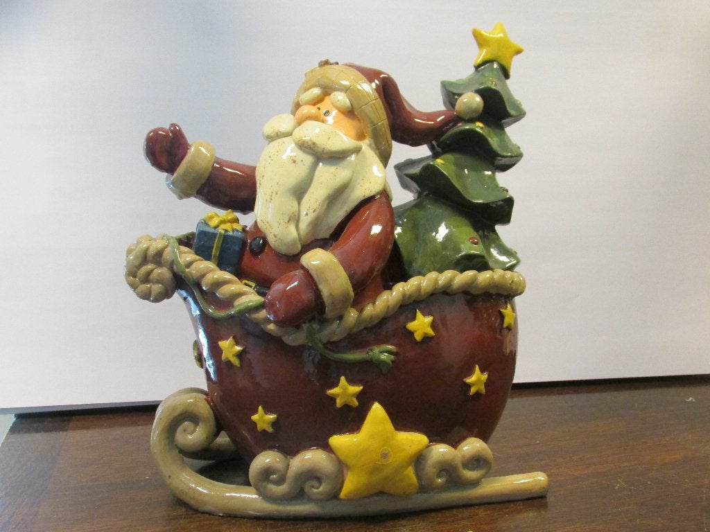Kerstman op slede, Ophalen of Verzenden, Nieuw