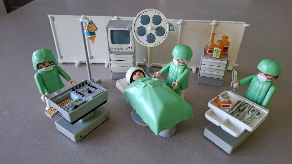 Playmobil ziekenhuis, Enlèvement, Utilisé, Kit complet