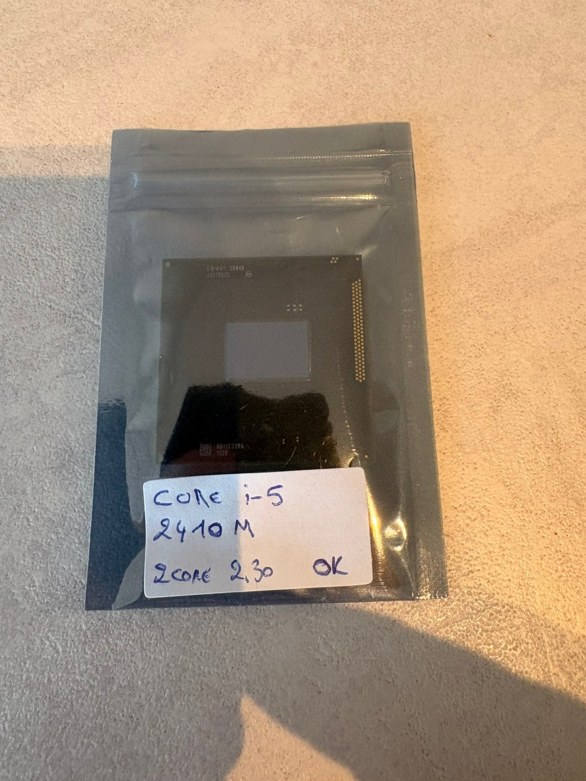 Intel Core i5-2410M 2.30GHz – getest en werkend, Ophalen of Verzenden, Zo goed als nieuw