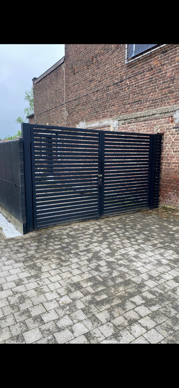 Draaipoort 3.2 m, Ophalen, Gebruikt, 150 tot 200 cm, IJzer