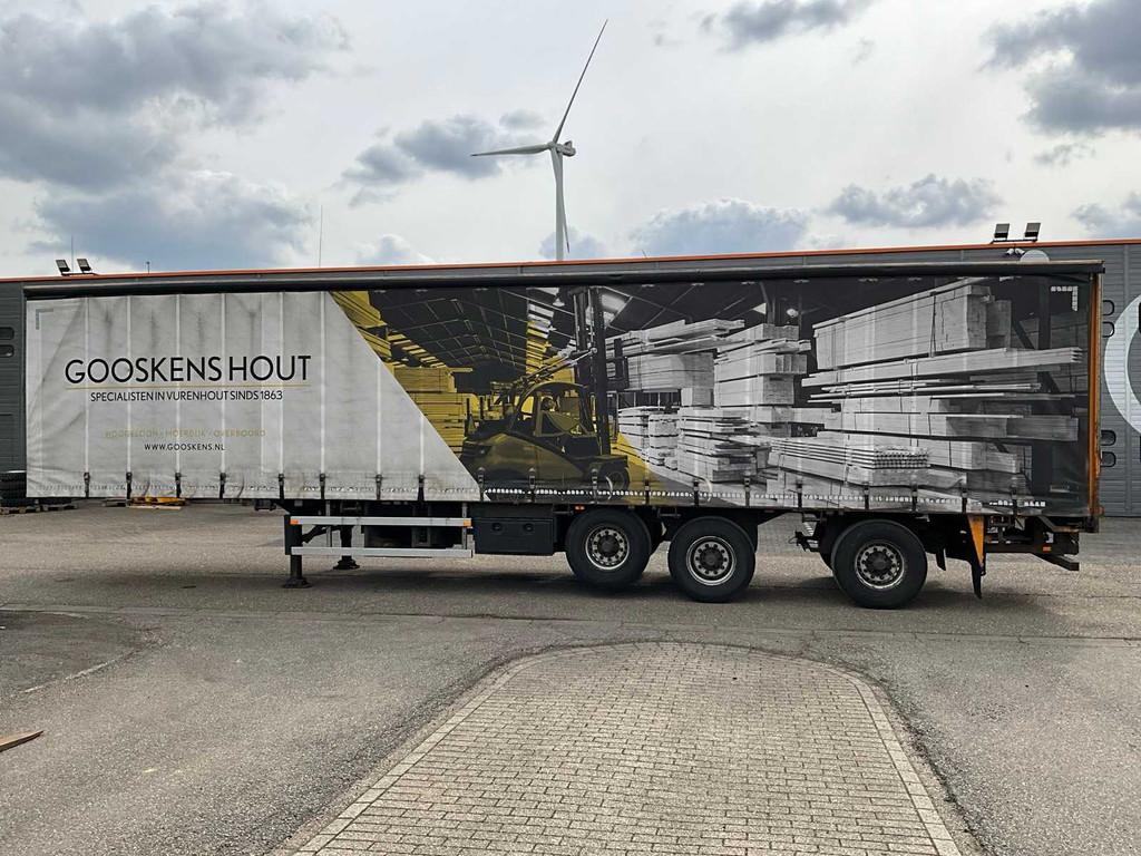 2002 jumbo DO270E Schuifzeil Oplegger OG-58-XP, Auto's, Vrachtwagens, Overige brandstoffen, Bedrijf, Aanhangers en Opleggers, Te koop