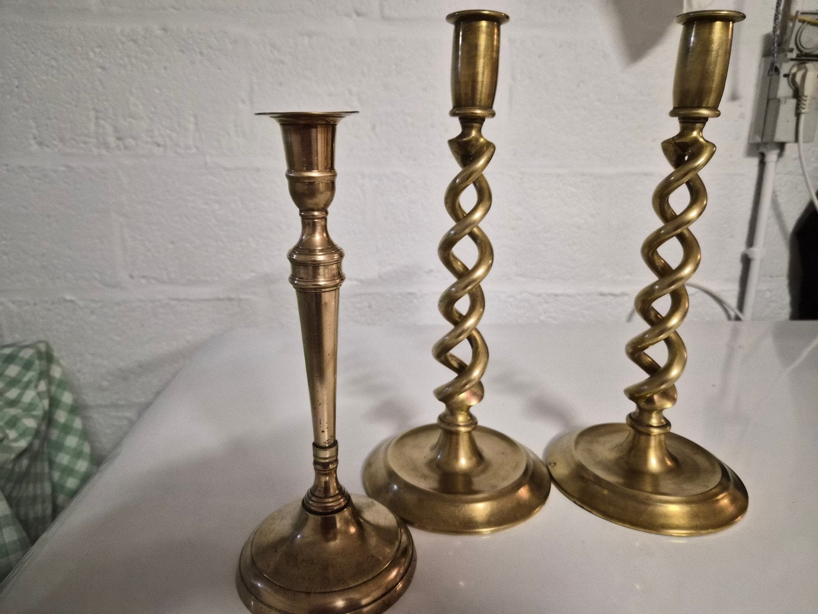 koperen kandelaars, Ophalen of Verzenden
