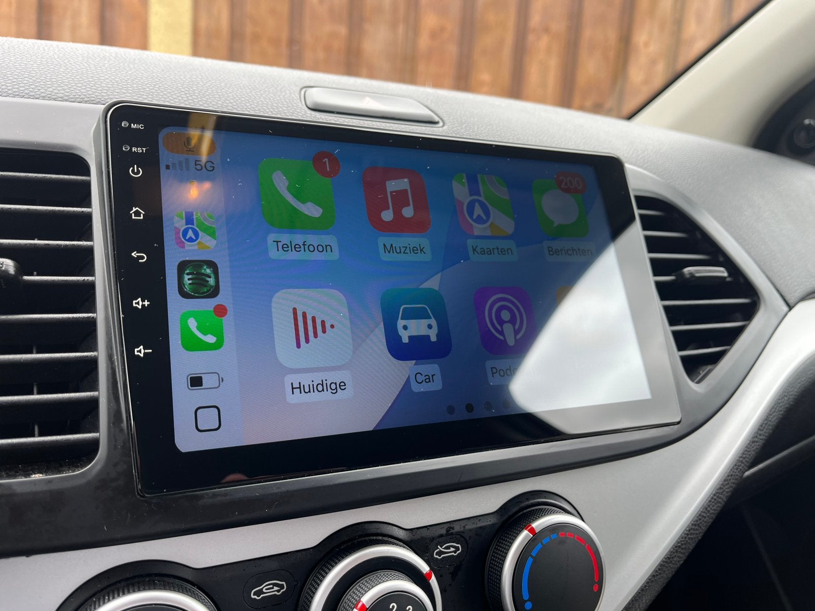 Kia Picanto Android autoradio carplay, Auto diversen, Autoradio's, Ophalen, Zo goed als nieuw