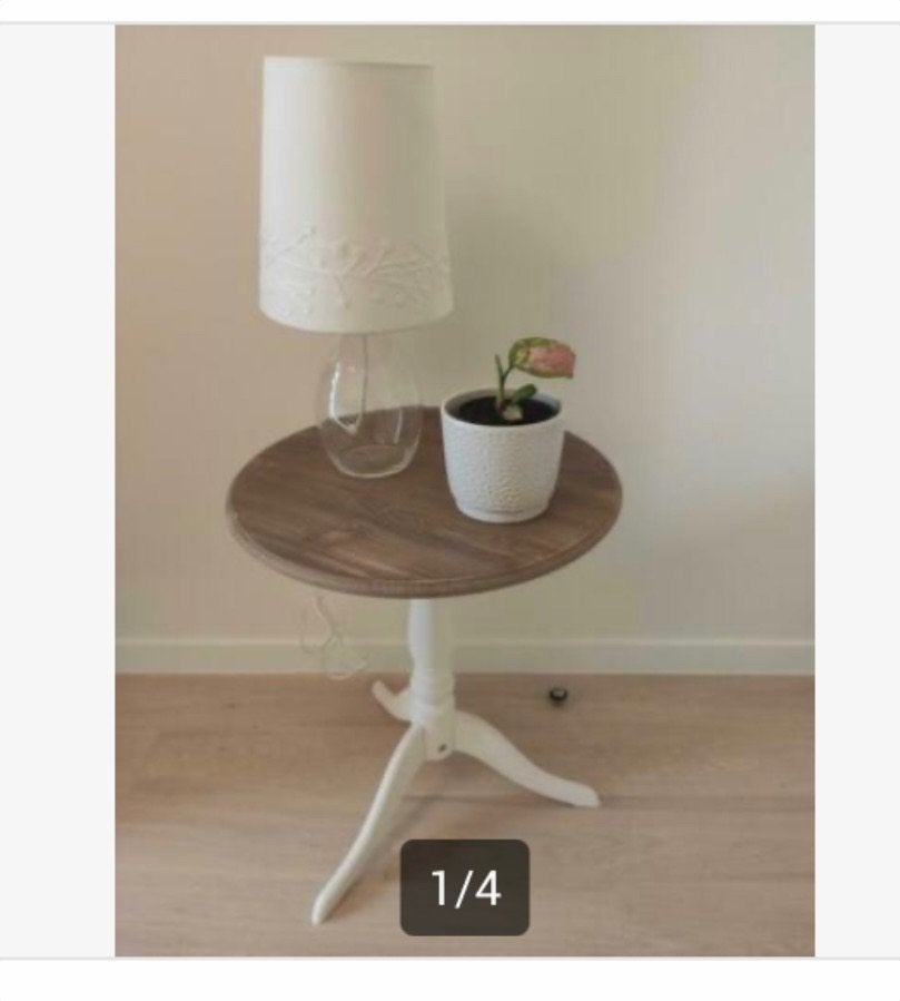 Bijzettafeltje Maison du monde stijl, Ophalen, Gebruikt, Rond, Landelijk
