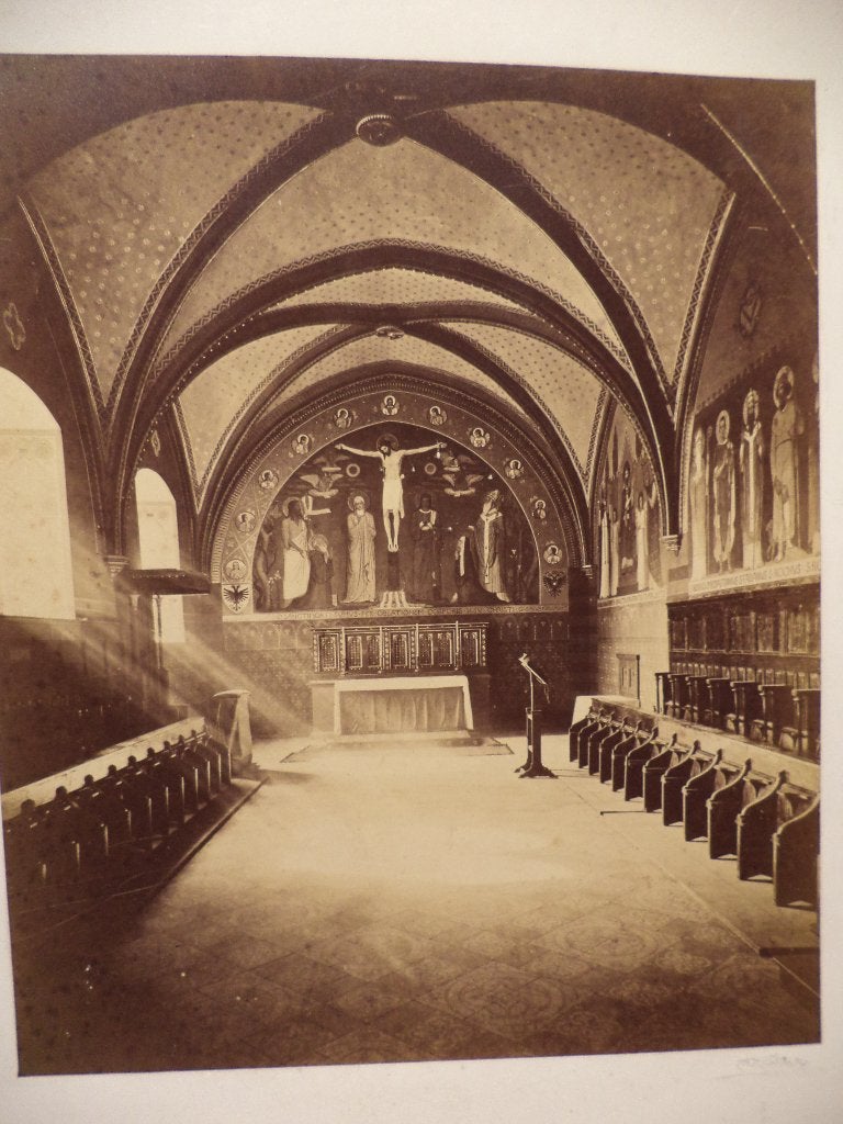 L oude foto Praag Königskapelle Benedictijnenklooster Emmaüs, Antiquités & Art, Enlèvement ou Envoi, Photo, Photographie, Signé