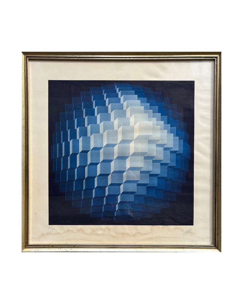 Sérigraphie d'Yvaral Vasarely ('70), Antiquités & Art, Art | Lithographies & Sérigraphies, Enlèvement