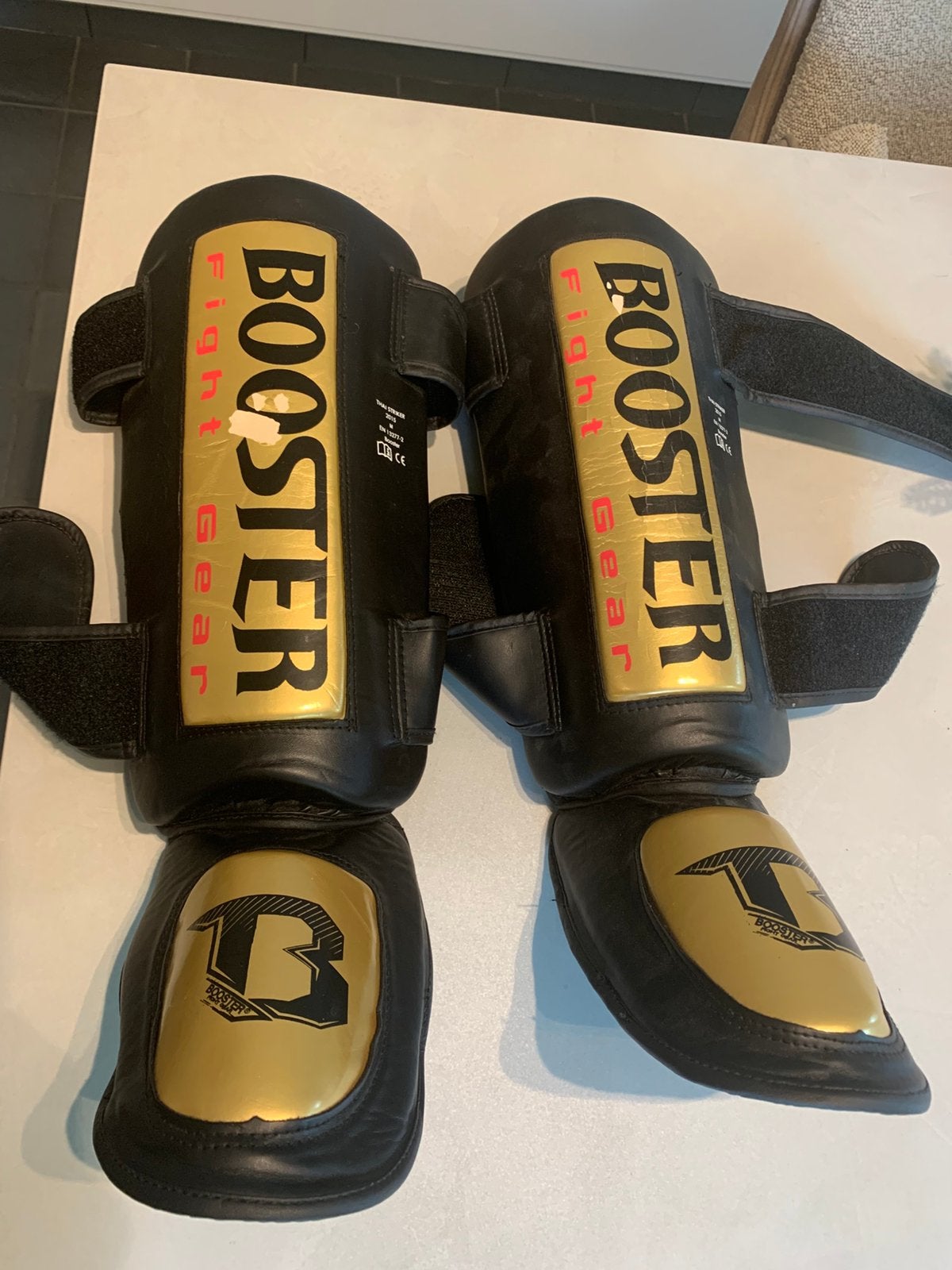 Booster scheenbeschermers Fight Gear maat M, Sports & Fitness, Sports de combat & Self-défense, Taille M, Enlèvement ou Envoi