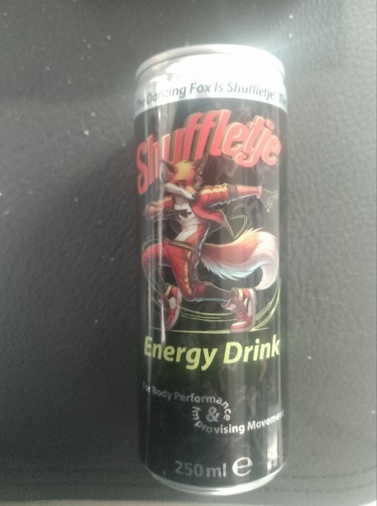 Energie drank shuffeltje super lekker!, Enlèvement
