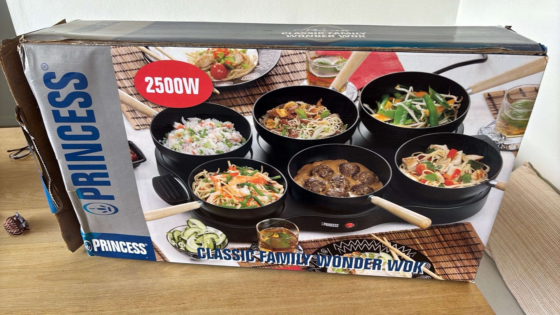 Familie woktoestel, Elektronische apparatuur, Gourmetstellen, Ophalen, Zo goed als nieuw