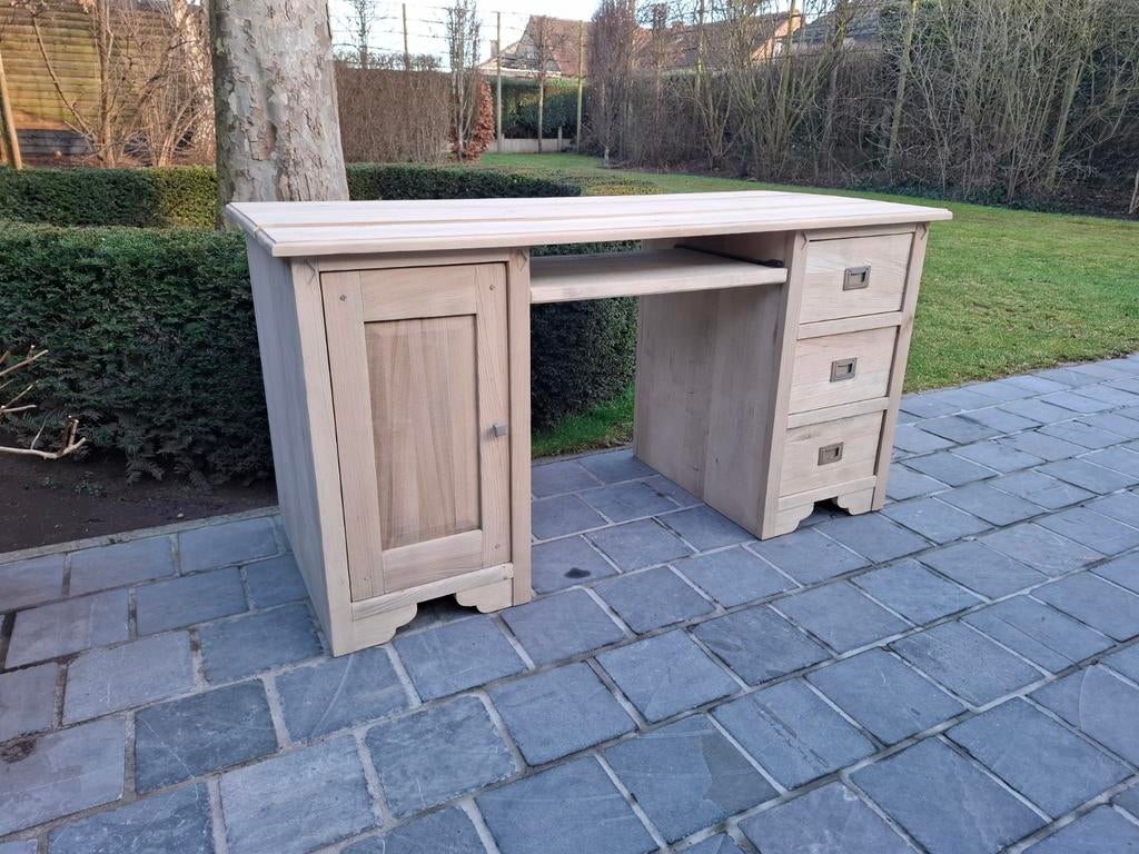 Bureau uit essenhout. Geluchtgomd., Ophalen of Verzenden, Hout
