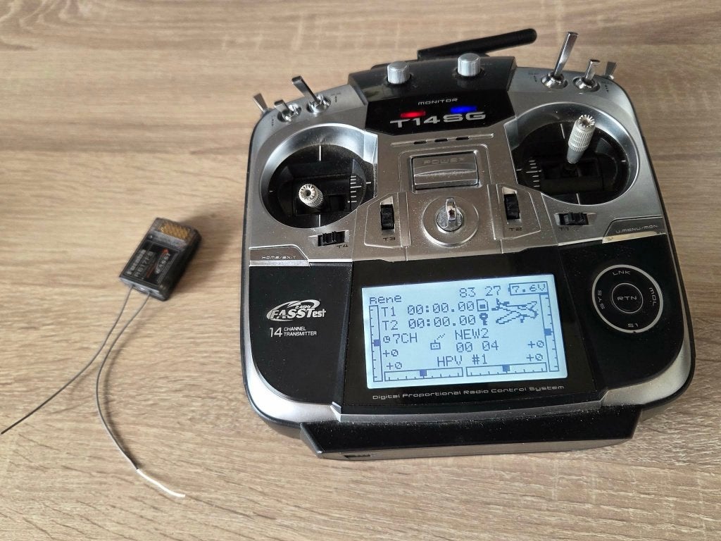 Futaba T14SG, Envoi, Utilisé
