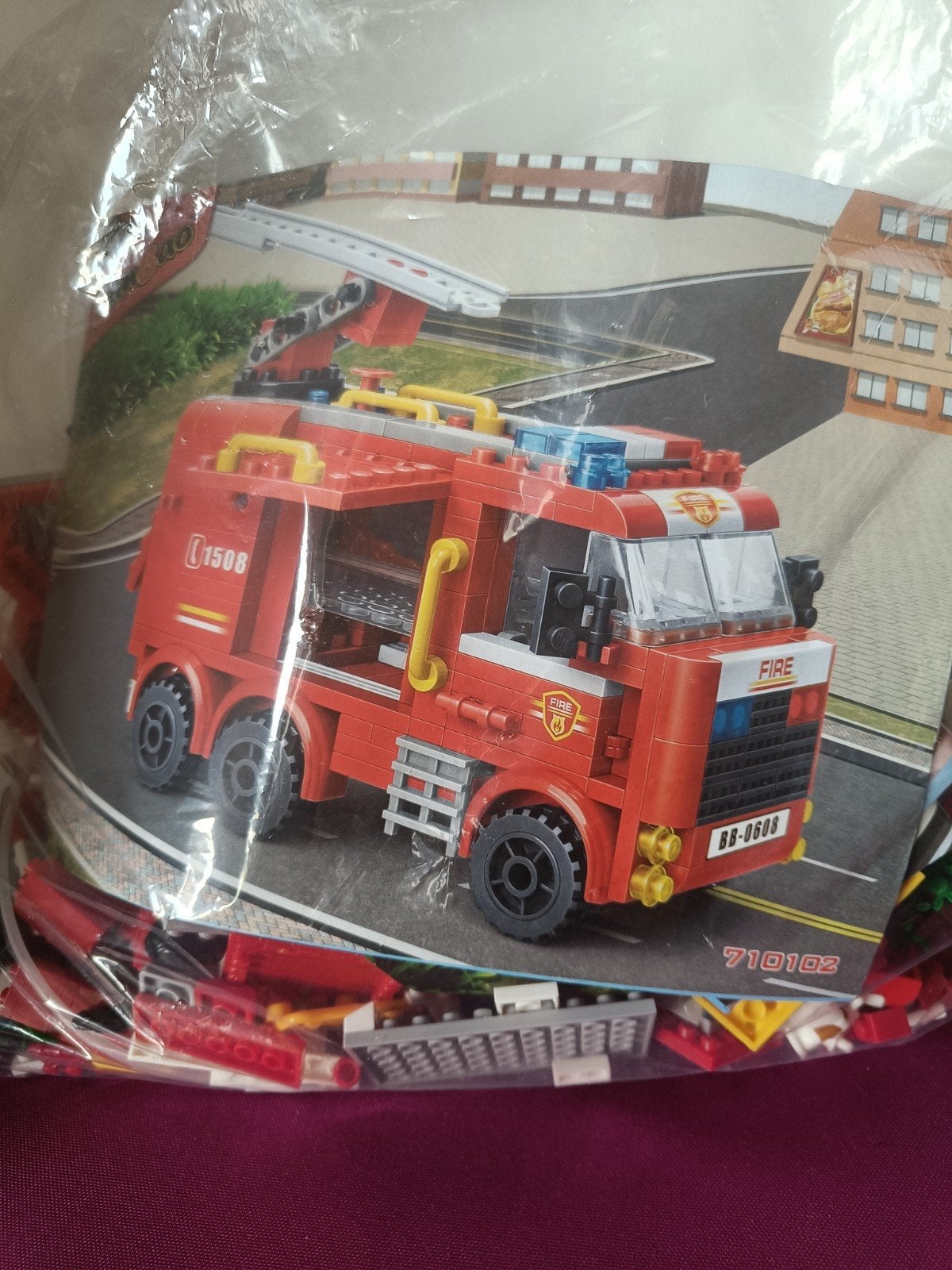 banbao brandweerkazerne+ voertuig