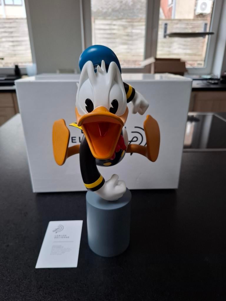 Statuette Donald Duck Excité Leblon Delienne - 2013, Enlèvement, Donald Duck, Comme neuf, Statue ou Figurine