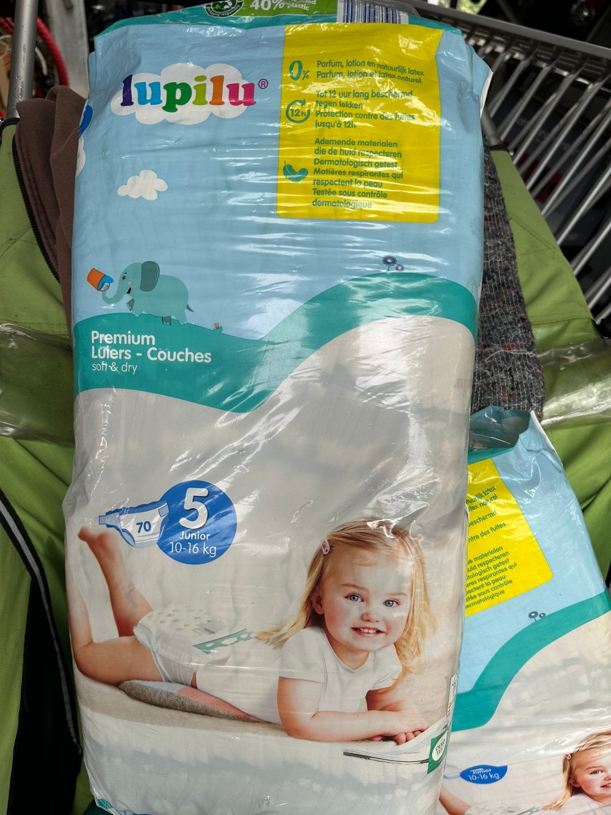 Couches taille 5 à donner, Ophalen, Zo goed als nieuw