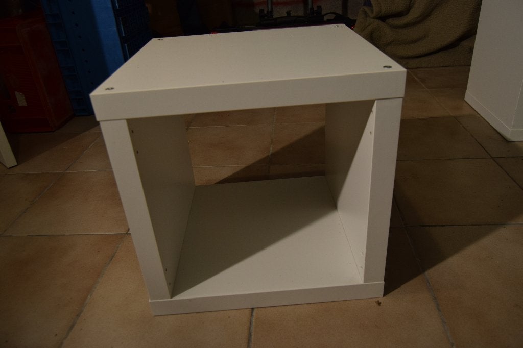 Klein kastje KALLAX (Ikea), Ophalen, Minder dan 50 cm, Zo goed als nieuw, Minder dan 100 cm