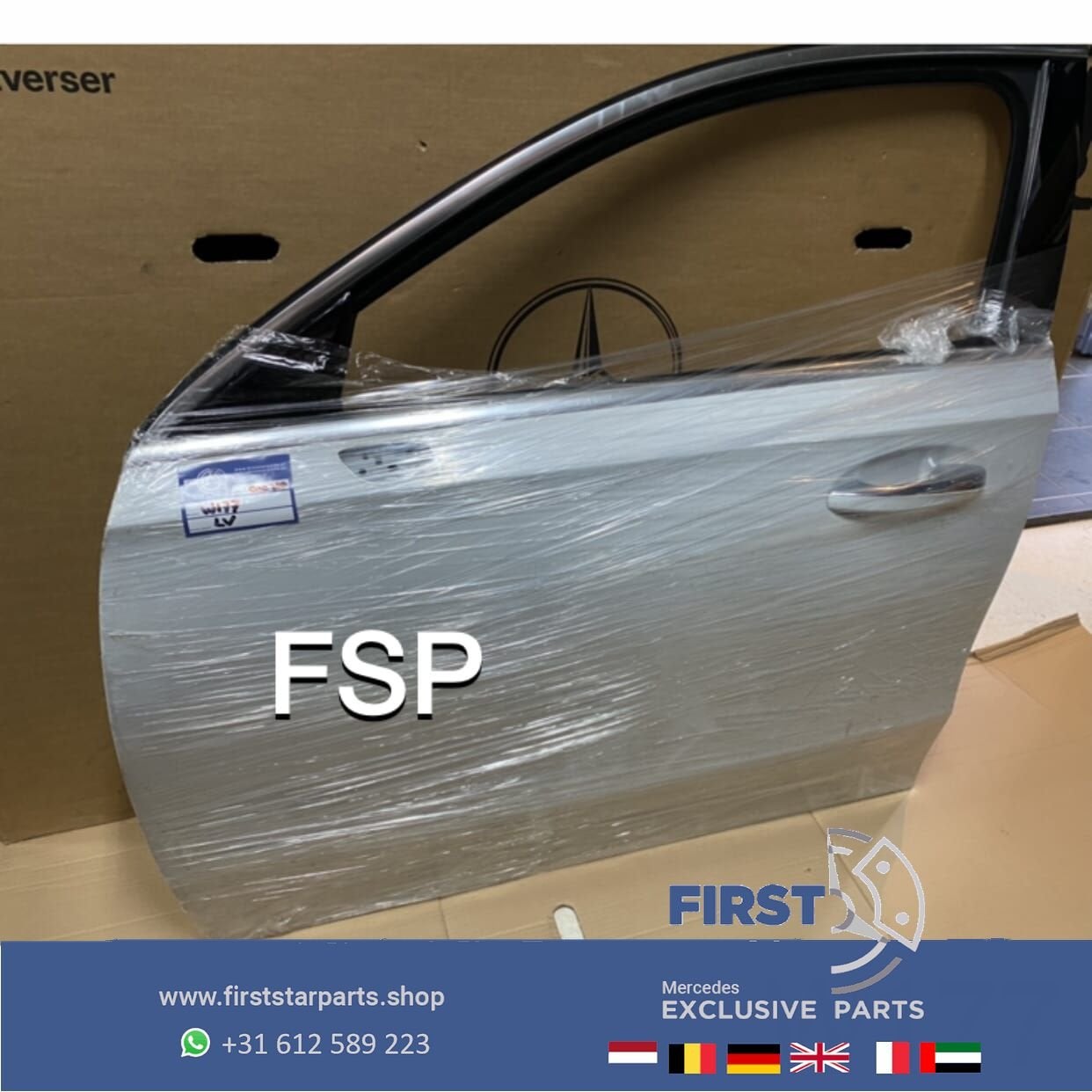 W177 DEUR COMPLEET PORTIER WIT LINKS VOOR Mercedes A Klasse, Gebruikt, -, Deur, Voor