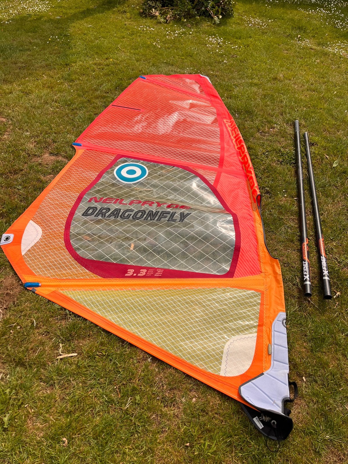 Neilpryde Dragonfly 3.3 + mat greement enfant, Sports nautiques & Bateaux, Enlèvement, Utilisé, Neilpryde