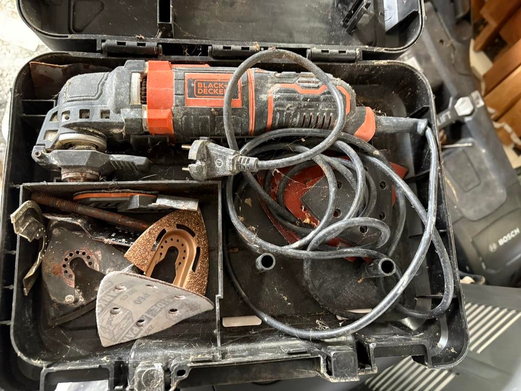 Black & Decker multitool, Ophalen, Zo goed als nieuw