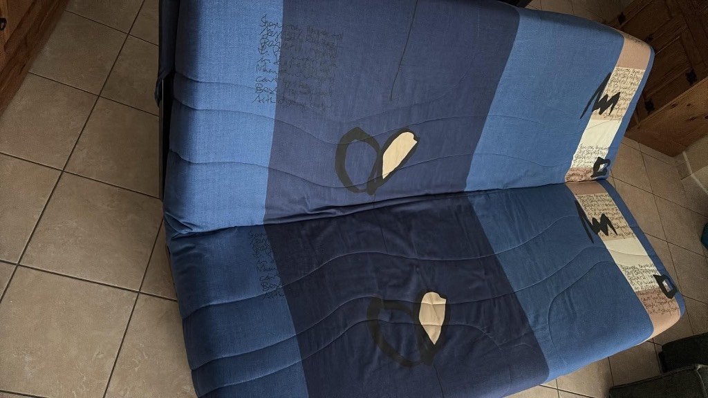 Divan-lit, Maison & Meubles, 150 cm ou plus, 150 à 200 cm, Comme neuf, Contemporain