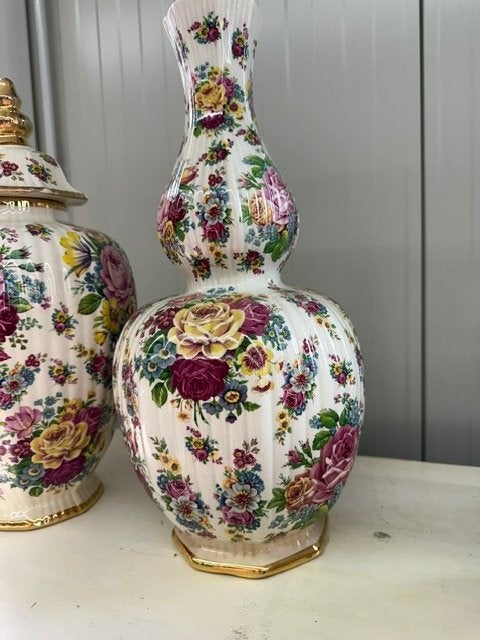 Set Porseleinen Vazen - Antiek - Jaren 50-60, Ophalen
