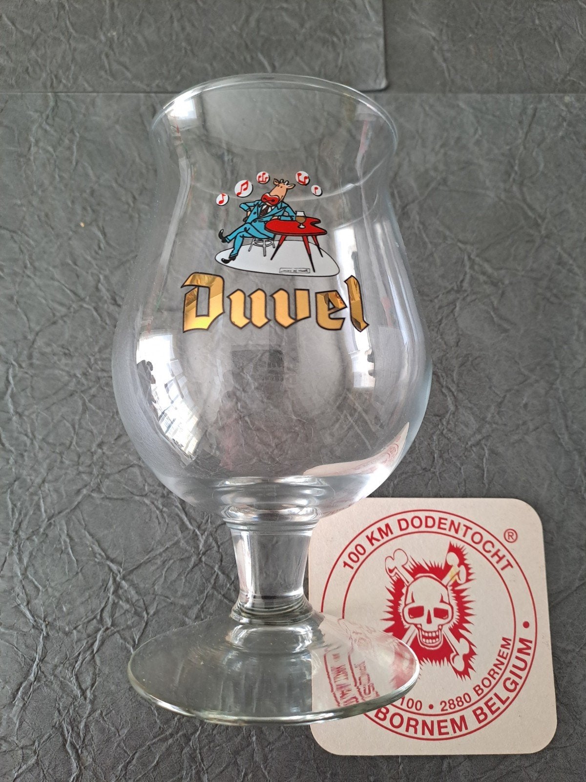 Duvel moortgat glas 2003, Verzamelen, Biermerken, Ophalen of Verzenden, Duvel