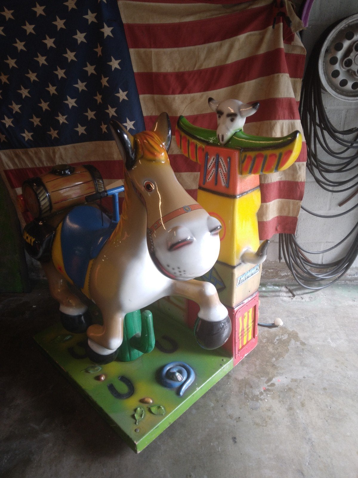 Kiddy Rides fonctionne en euros, Enlèvement