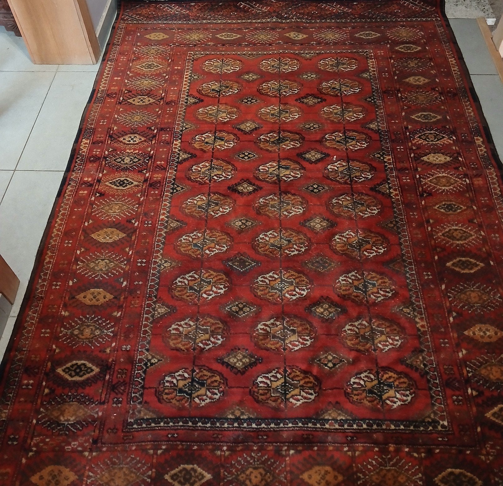 Véritable tapis afghan boukhara tekke de qualité, Maison & Meubles, Enlèvement