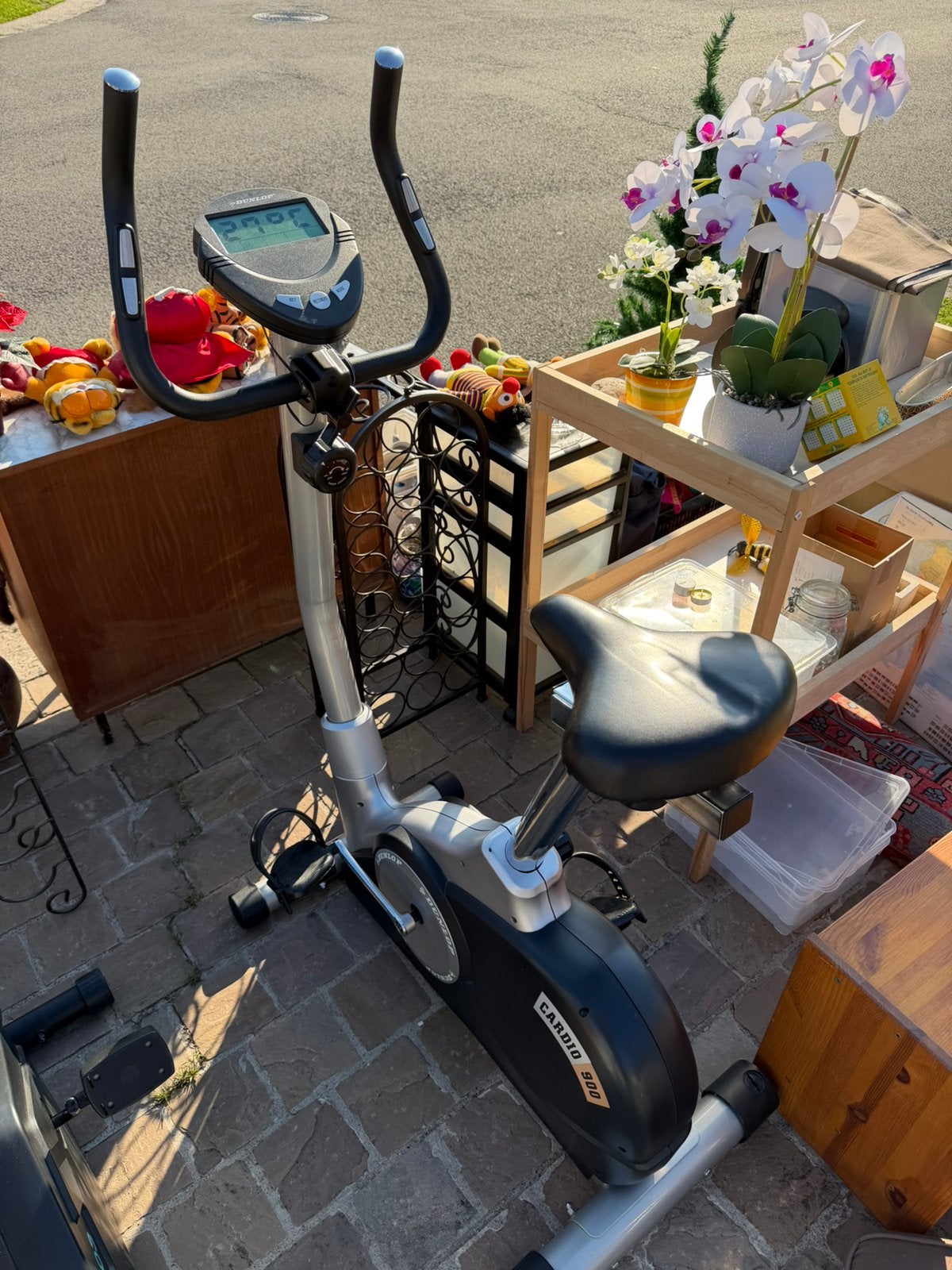 Vélo d'exercice Dunlop, bon état, Enlèvement, Comme neuf