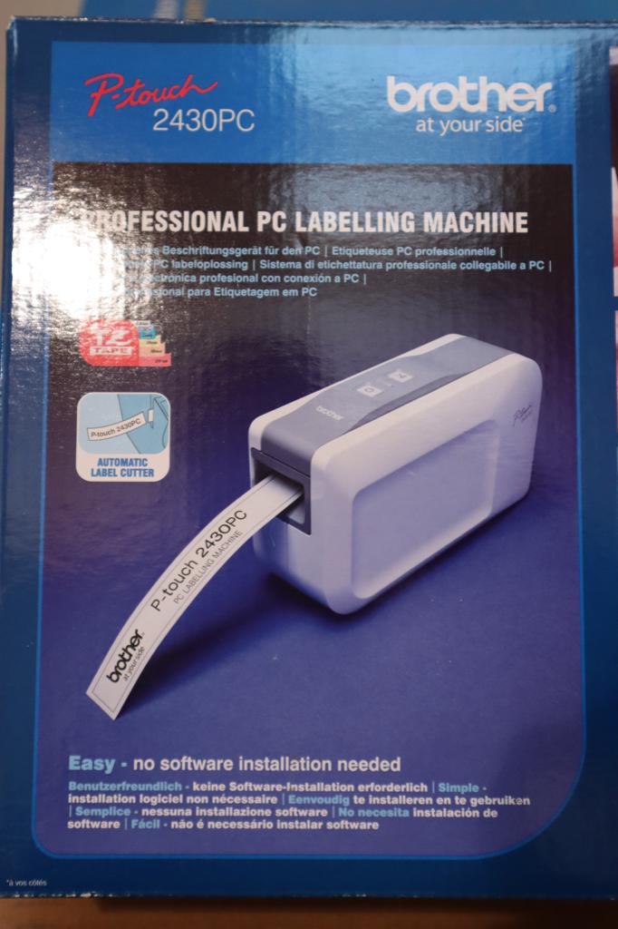 Brother labeler, Ophalen, Nieuw, Tape-label, DYMO