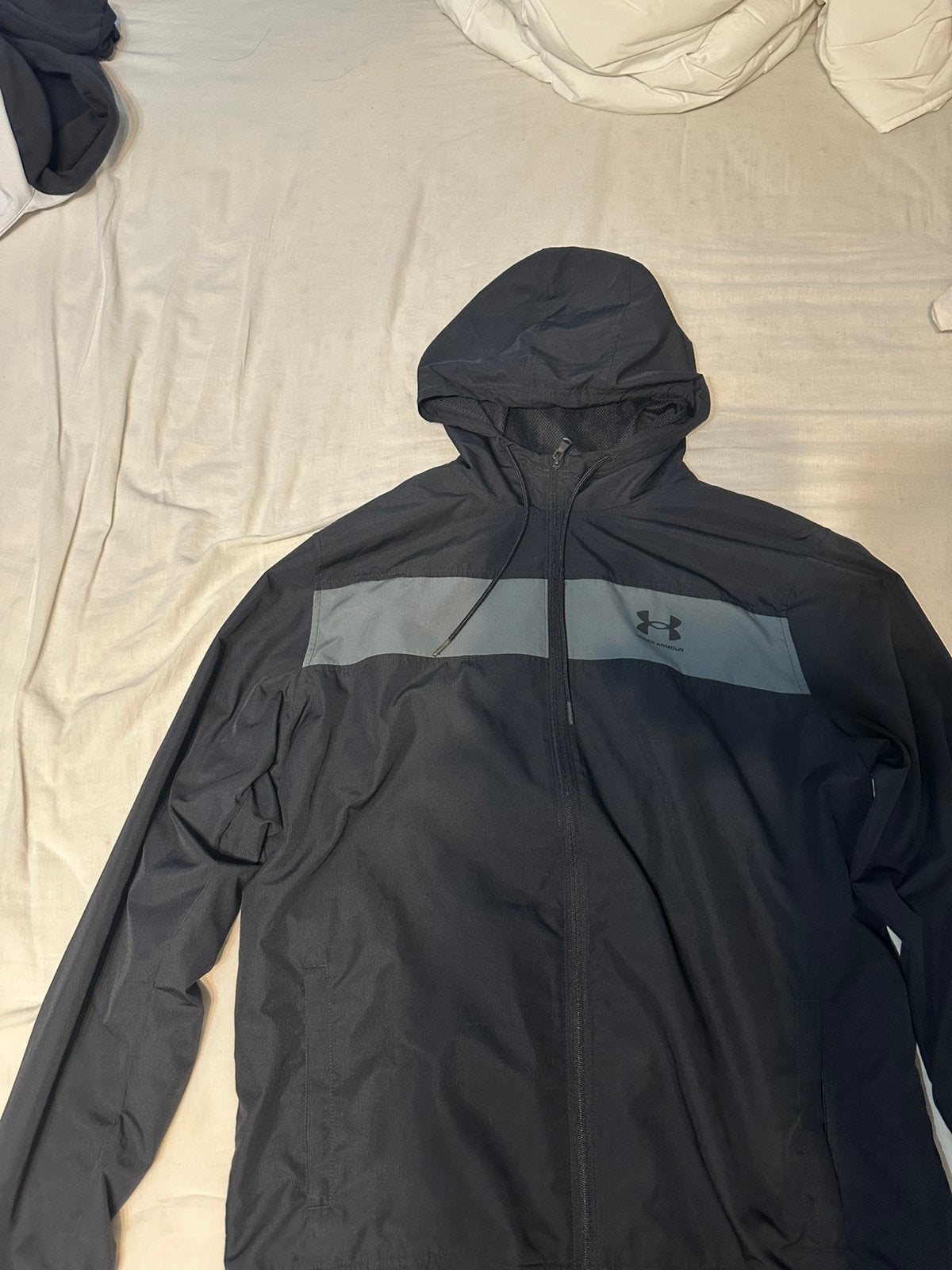 Under armour zipper, Kleding | Heren, Jassen | Zomer, Ophalen of Verzenden, Zo goed als nieuw, Maat 56/58 (XL), Zwart