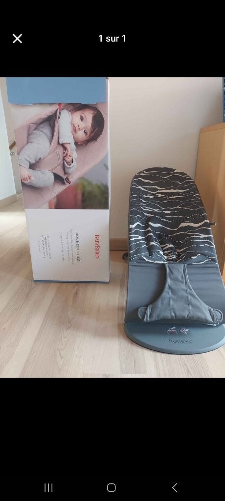 Babybjorn bouncer bliss, Kinderen en Baby's, Wipstoeltjes, Ophalen, Zo goed als nieuw, Overige merken