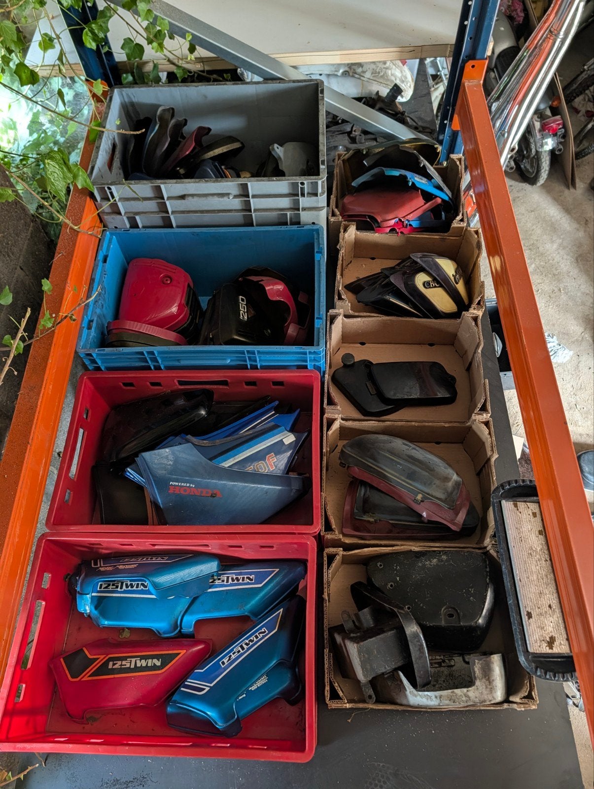 zijkappen honda, Motoren, Ophalen