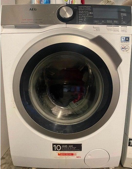 Wasmachine AEG L7FEC04S PROSTEAM - MOET WEG!!!, Electroménager, Lave-linge, Utilisé, Chargeur frontal, 10 kg ou plus, Moins de 85 cm