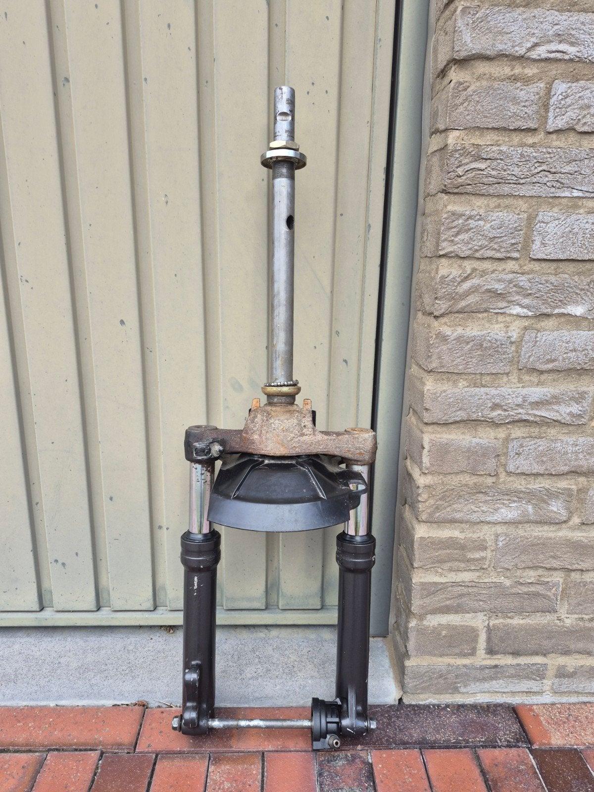 Voorvork Compleet Booster Oud Model, Ophalen, Gebruikt