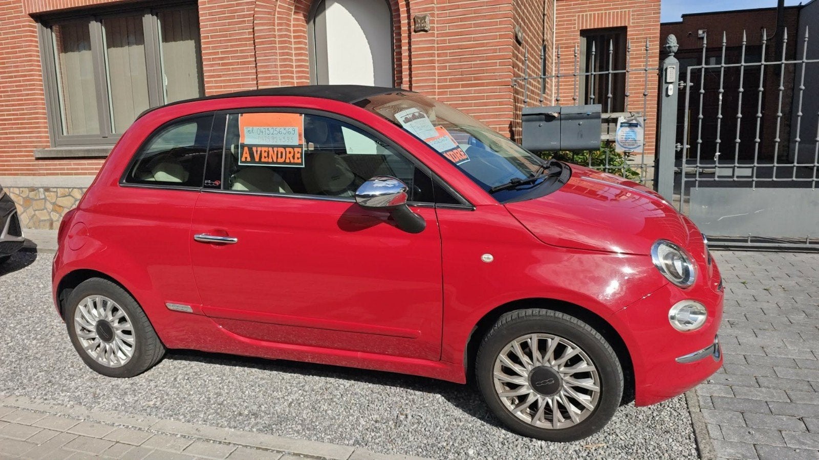 Fiat 500c Cabriolet 1200cc 2016 PRÊTE A IMMATRICULÉ, Achat, Euro 6, Entreprise, Cabriolet
