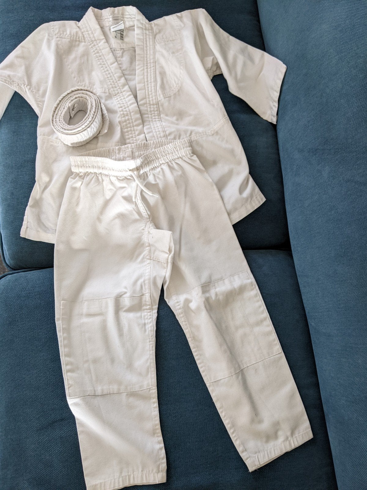 Kimono / Judogi enfant 120 cm, Sport en Fitness, Vechtsporten en Zelfverdediging, Ophalen