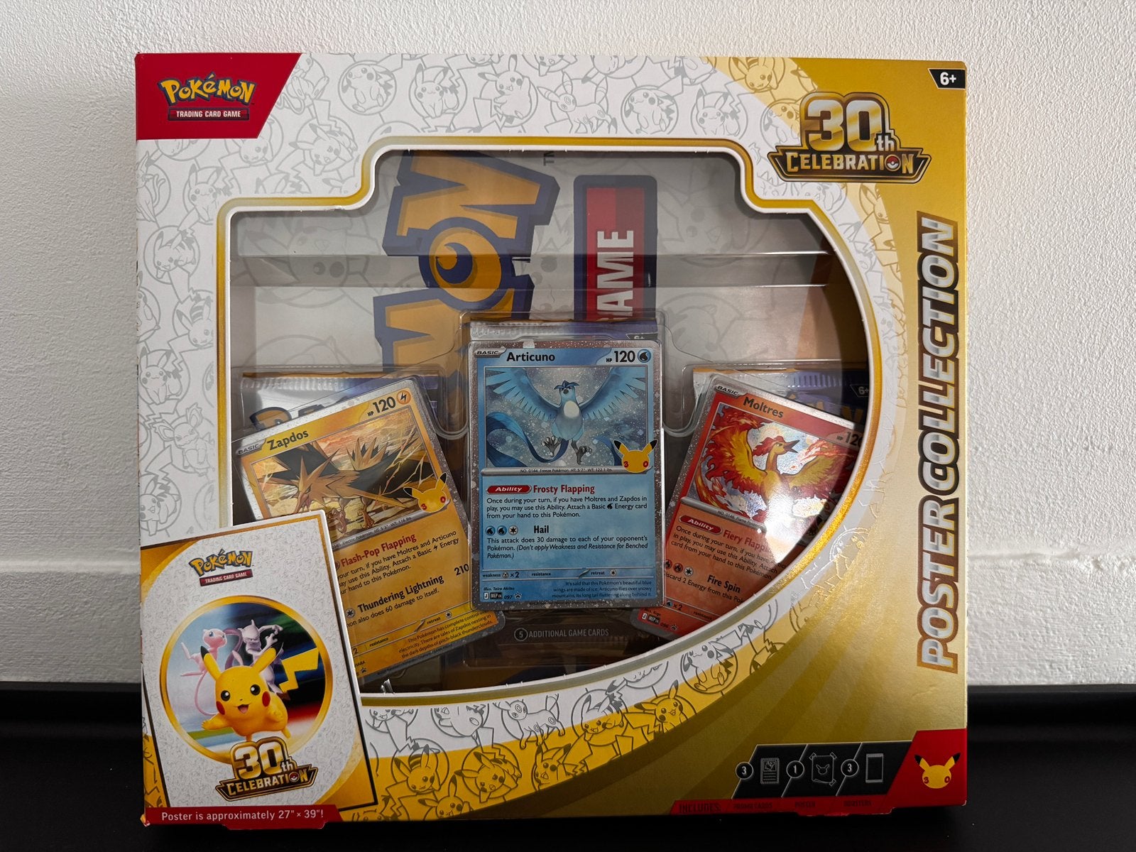 Coffret poster - Pokémon 30e anniversaire, Enlèvement, Neuf