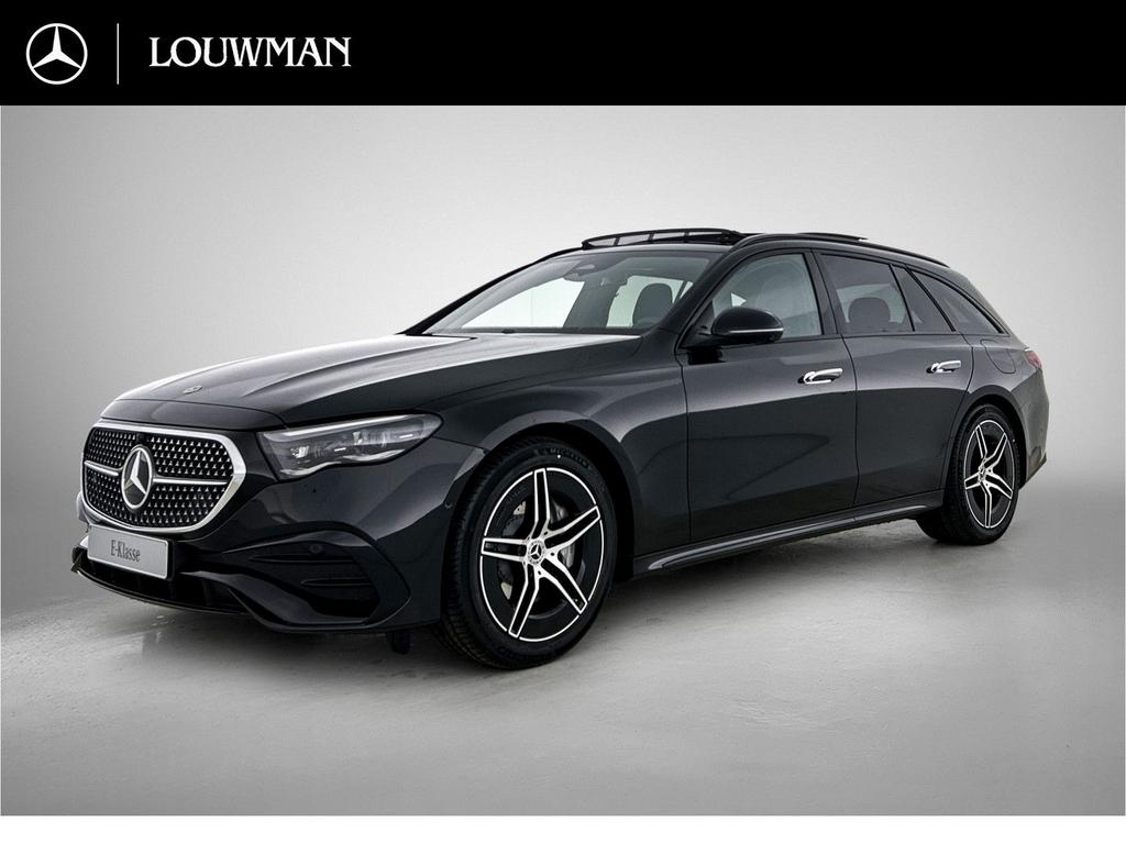 Mercedes-Benz E 300 Estate e Business Solution AMG | Premium, Auto's, Mercedes-Benz, Automaat, Zwart, Zwart, Break