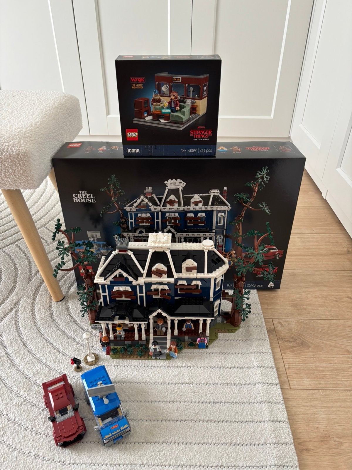 Lego the creel house + station radio wsqk, Kinderen en Baby's, Speelgoed | Duplo en Lego, Ophalen, Zo goed als nieuw, Compleet