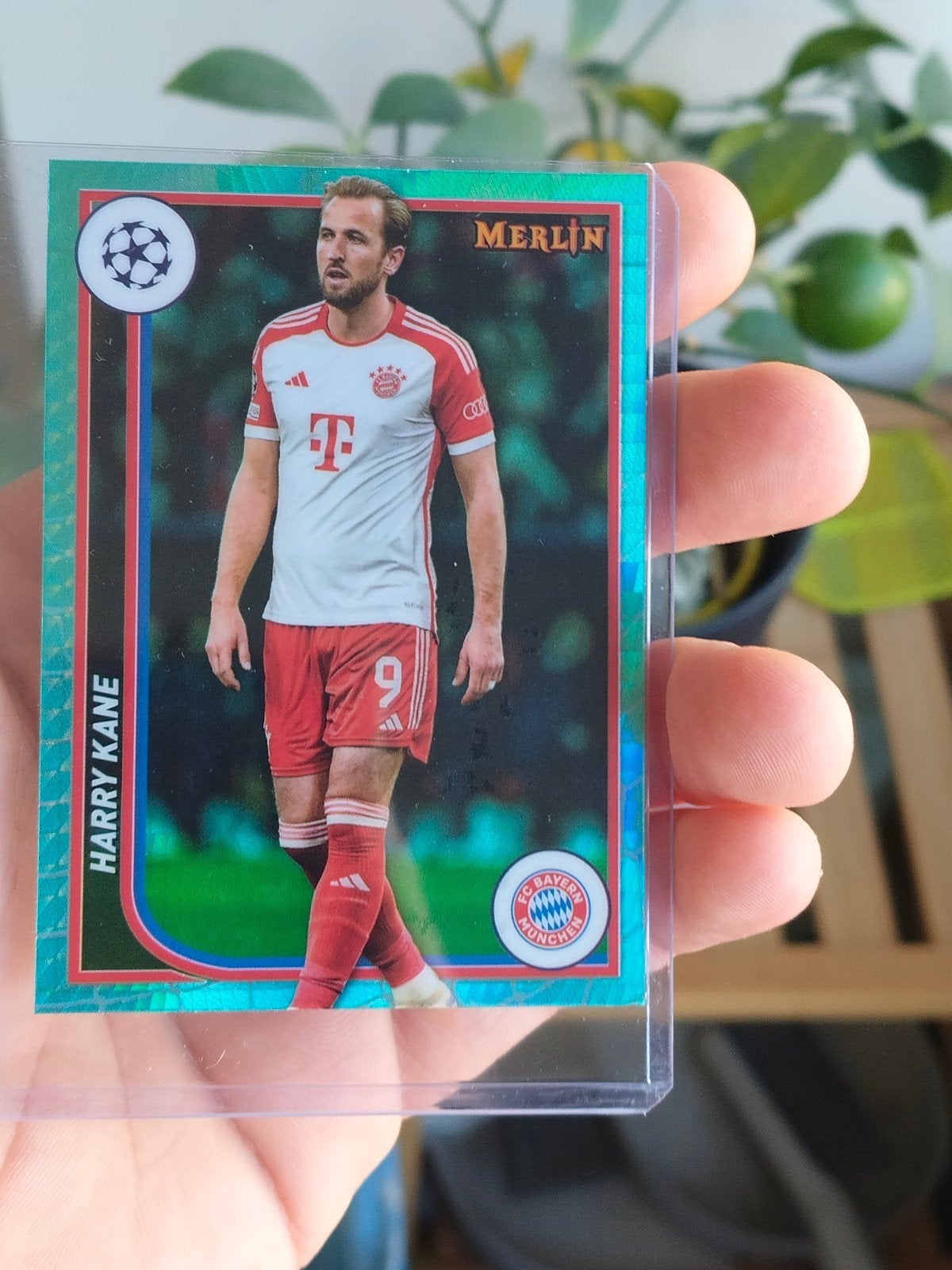 Harry Kane Aqua parallel topps Merlin, Ophalen of Verzenden