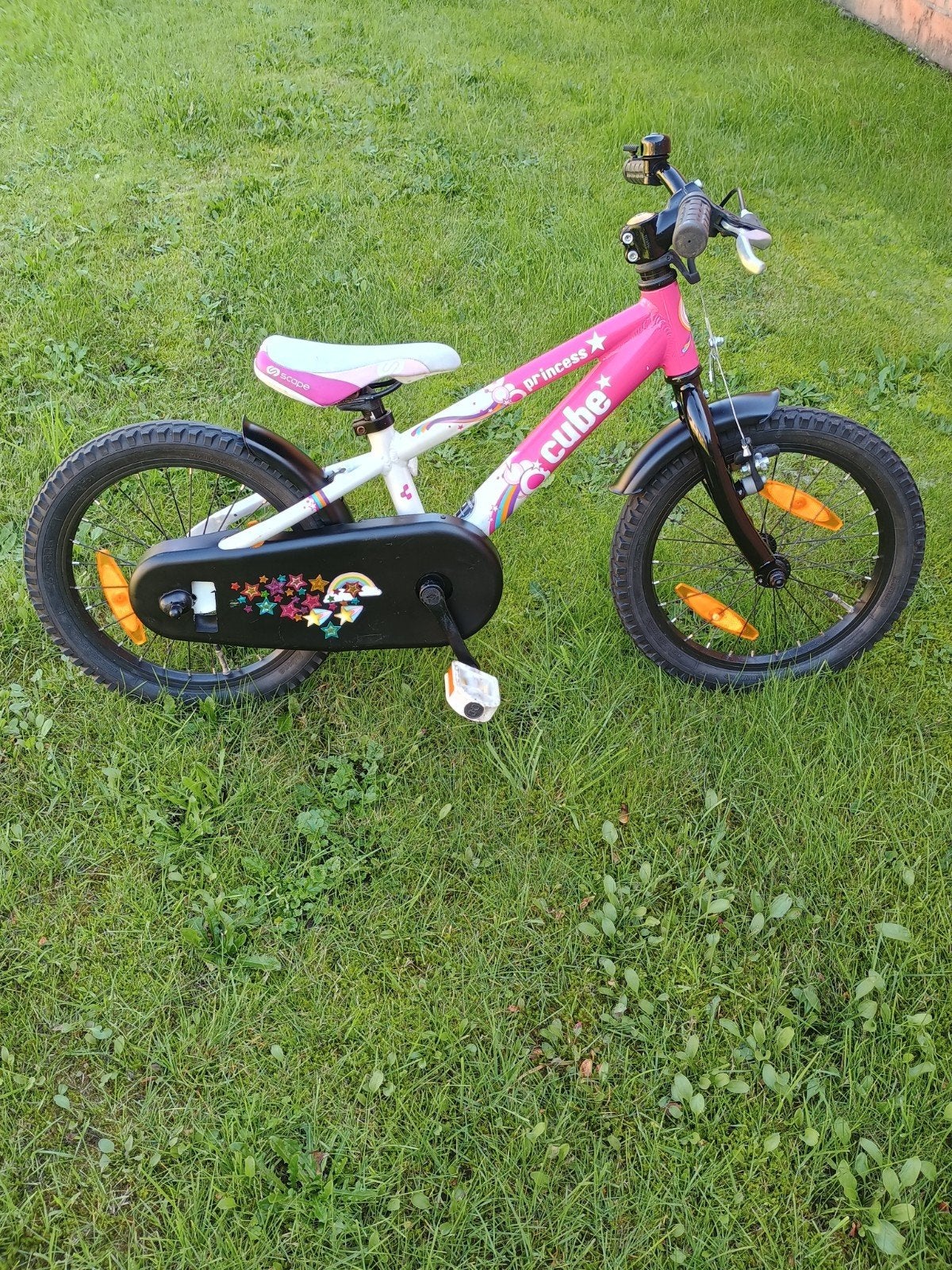 16 inch fietsje van het merk cube, Fietsen en Brommers, Ophalen, Velgrem, Cube, 16 tot 20 inch
