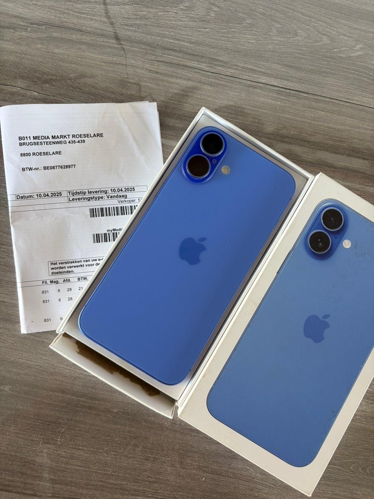iPhone 16 Plus 128gb met factuur, Télécoms, Téléphonie mobile | Apple iPhone, 128 GB, IPhone 16 Plus, Comme neuf, Enlèvement