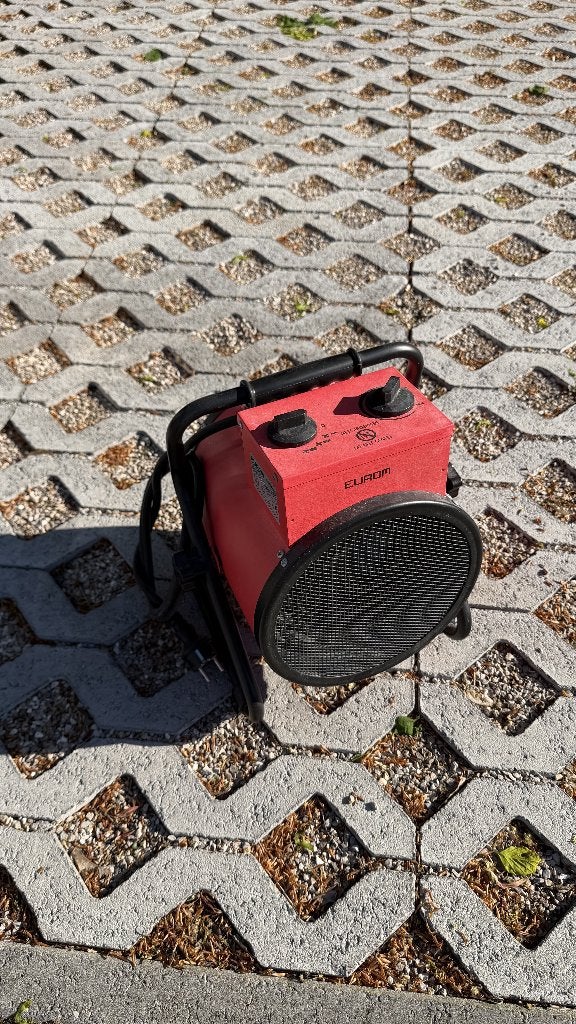 Eurom EK 3000 Round (werkplaats verwarming), Doe-het-zelf en Bouw, Ophalen, Minder dan 30 cm, Radiator, Nieuw
