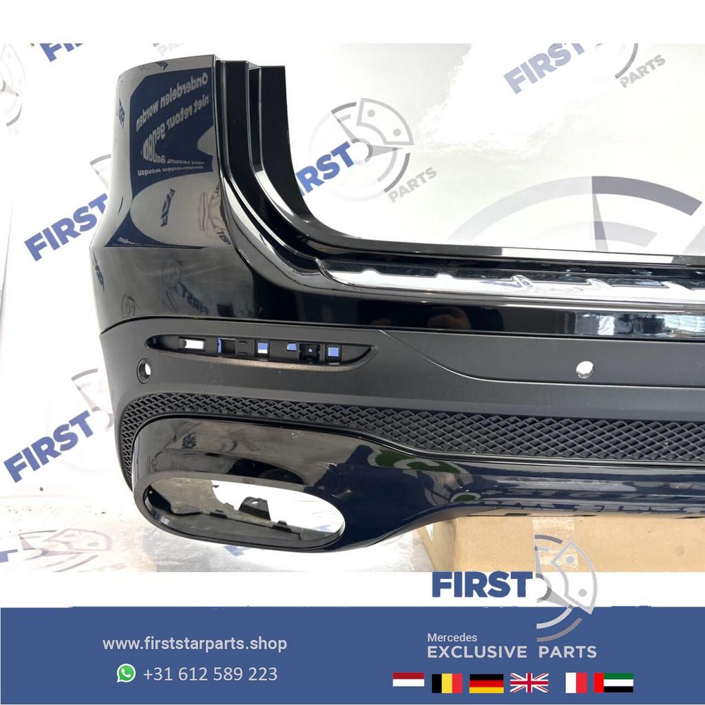 X247 GLB35 AMG ACHTERBUMPER + DIFFUSER ZWART origineel Merce, Gebruikt, -, Ophalen of Verzenden, Achter