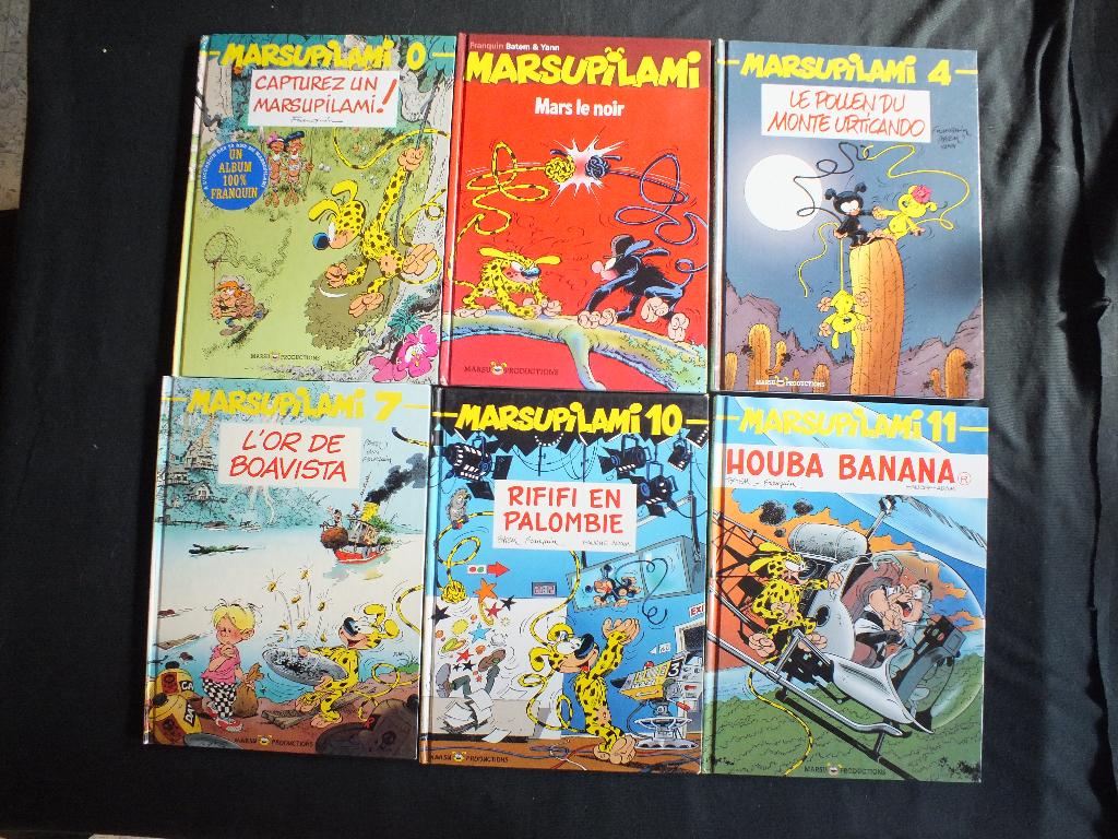 MARSUPILAMI (18 ALBUMS VAN 14 JAAR). MARSU-PRODUCTIES, Boeken, Complete serie of reeks, Ophalen of Verzenden, Zo goed als nieuw