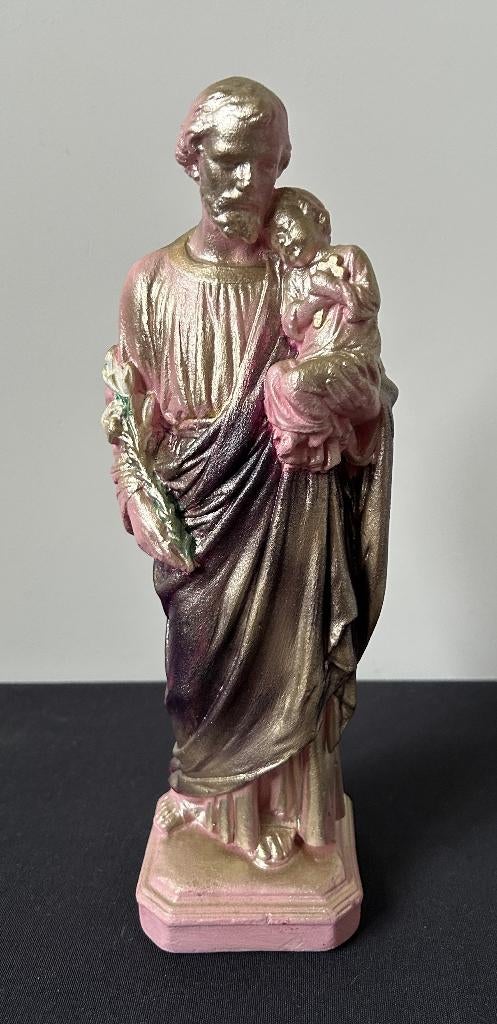 Statue spéciale : Joseph et Jésus - 30,50 cm - Plâtre, Enlèvement ou Envoi