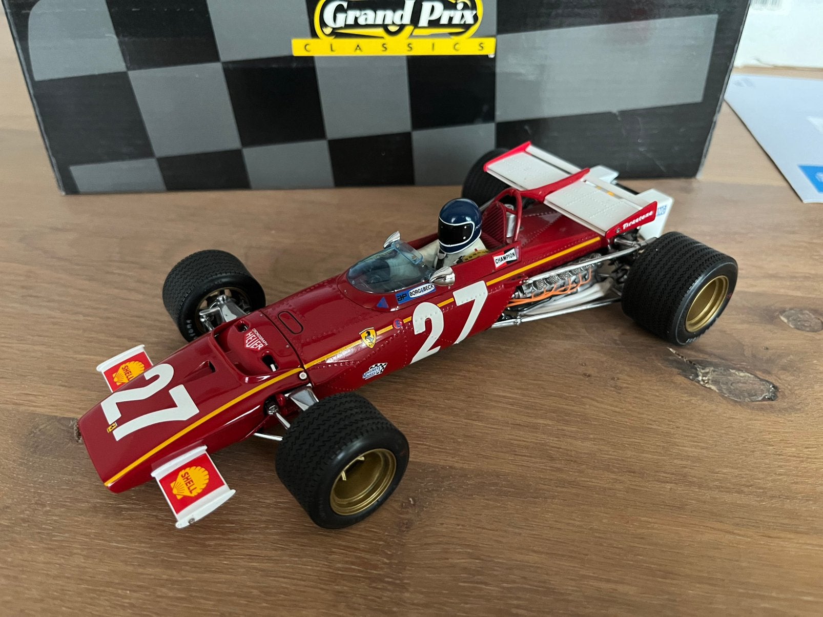 Ferrari 313 ickx exoto 1/18, Hobby en Vrije tijd, Ophalen of Verzenden, Zo goed als nieuw, Auto, Overige merken